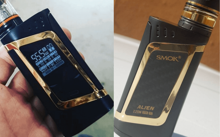 Smok Alien 220w vape Box Mod gold 
