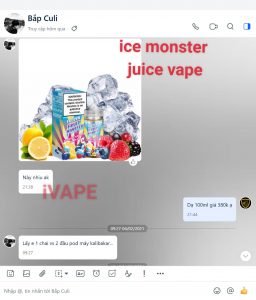 ice monster juice vape