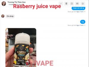 Rasberry juice vape