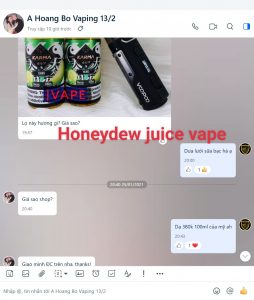 Honeydew juice vape