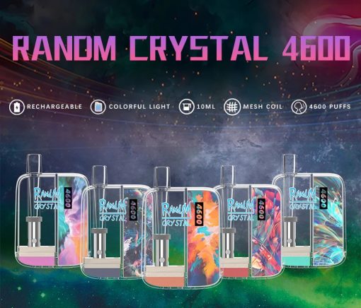 Pod Randm Crystal 4600 hơi hút 1